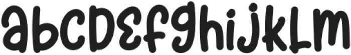 Return To Work Regular otf (400) Font LOWERCASE