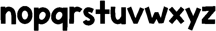 Reuben Regular otf (400) Font LOWERCASE
