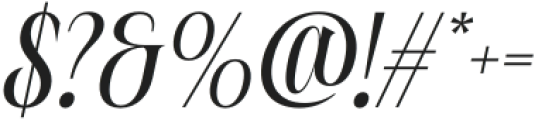 Revalyn Italic otf (400) Font OTHER CHARS