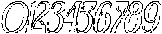Revalyn Pixel Outline otf (400) Font OTHER CHARS