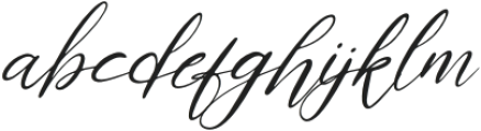 Revalyna Italic otf (400) Font LOWERCASE