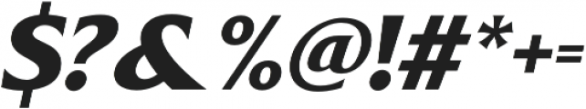 Revans Bold Italic otf (700) Font OTHER CHARS