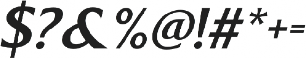 Revans Medium Italic otf (500) Font OTHER CHARS