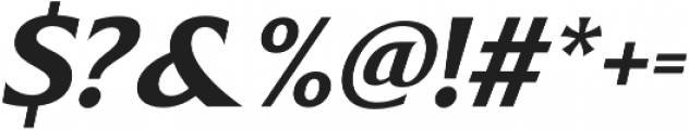 Revans SemiBold Italic otf (600) Font OTHER CHARS