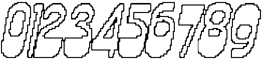 Revanzo Pixel Outline otf (400) Font OTHER CHARS