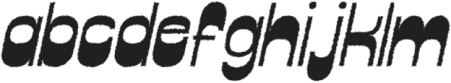 RevanzoRough-Italic otf (400) Font LOWERCASE