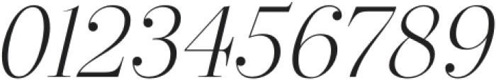 Revaux Light Italic otf (300) Font OTHER CHARS