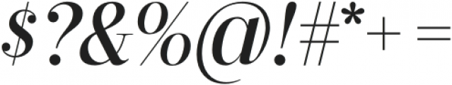 Revaux SemiBold Italic otf (600) Font OTHER CHARS