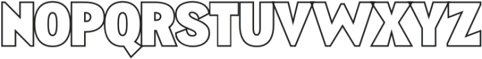 Revelique Outline otf (400) Font UPPERCASE