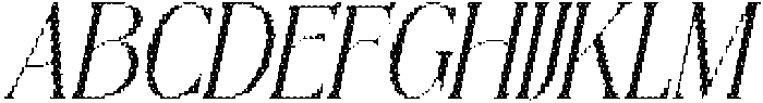 Revenika Disco Italic otf (400) Font UPPERCASE