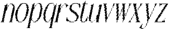 Revenika Disco Italic otf (400) Font LOWERCASE