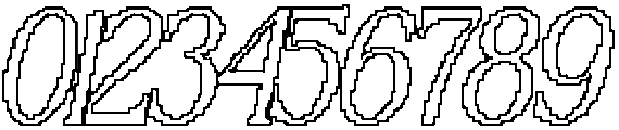 Revenika Pixel Outline otf (400) Font OTHER CHARS