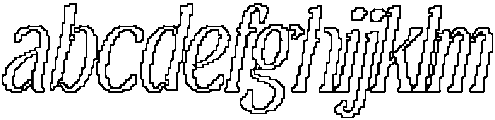 Revenika Pixel Outline otf (400) FONT