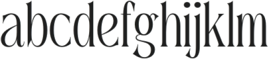 Revenika Regular otf (400) Font LOWERCASE