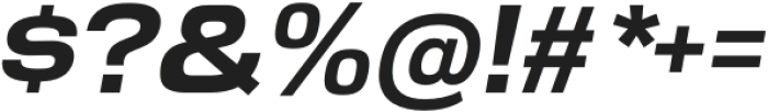 Reversal Bold Italic otf (700) Font OTHER CHARS