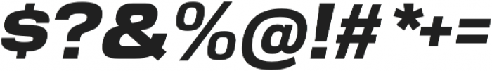 Reversal ExtraBold Italic otf (700) Font OTHER CHARS