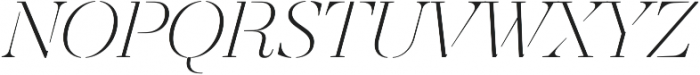 Revista Stencil Thin Italic otf (100) Font UPPERCASE