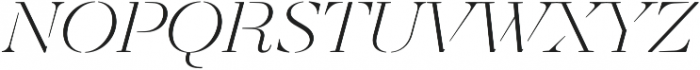 Revista Stencil Thin Italic otf (100) Font LOWERCASE