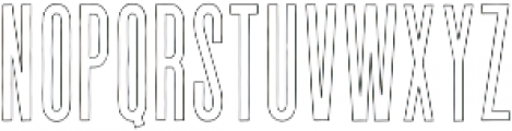 Revive 80 Tall Outline otf (400) Font UPPERCASE