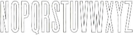 Revive 80 Tall Outline otf (400) Font LOWERCASE