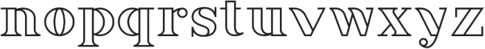 Revive Display Thin ttf (100) Font LOWERCASE