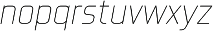 Revx Neue Thin Italic ttf (100) Font LOWERCASE