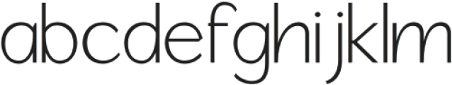 Rexa Light otf (300) Font LOWERCASE