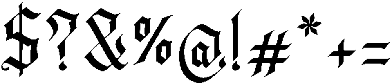 Rexstorm otf (400) Font OTHER CHARS