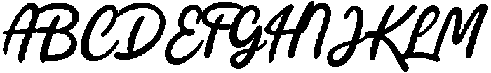 Reyal Beach Regular otf (400) Font UPPERCASE