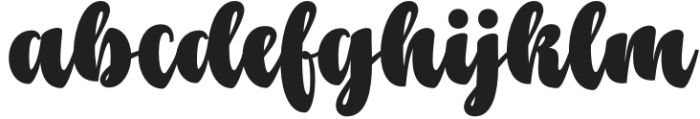 Reyla-Regular otf (400) Font LOWERCASE