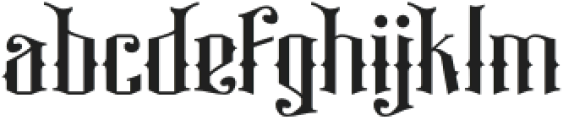 Reylith-Regular otf (400) Font LOWERCASE