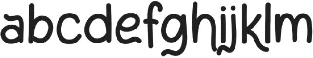 ReymilkRegular otf (400) Font LOWERCASE