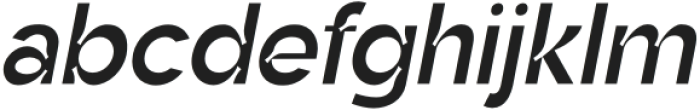 refuseniks Thin Italic otf (100) Font LOWERCASE