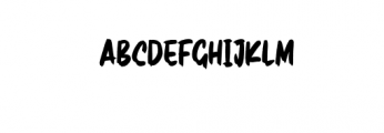 Real Brush.ttf Font UPPERCASE