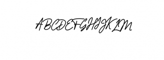 Reallishmy.otf Font UPPERCASE