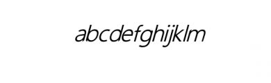 Rebo Bold Italic.otf Font LOWERCASE