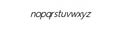 Rebo Bold Italic.otf Font LOWERCASE