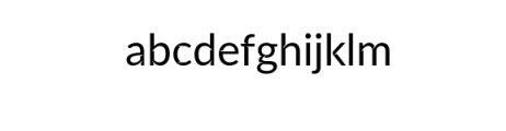 Reception.ttf Font LOWERCASE