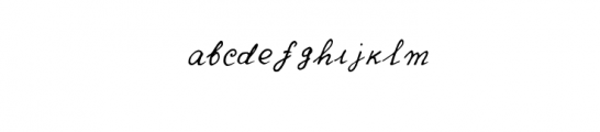 Red Blooded Woman Font LOWERCASE