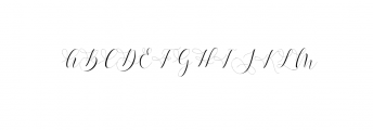 Refillia Calligraphy Font UPPERCASE