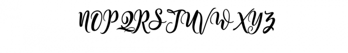 Regular Queen Font UPPERCASE