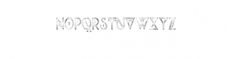 Requiem Corroded.otf Font LOWERCASE