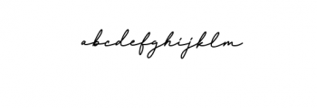 Residence Signature.ttf Font LOWERCASE