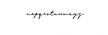 Residence Signature.ttf Font LOWERCASE