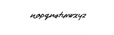 Retro Handwritten Font Fontryl Font LOWERCASE