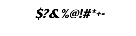 Revans-Bold Italic.ttf Font OTHER CHARS