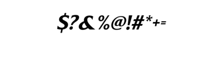 Revans-SemiBold Italic.otf Font OTHER CHARS