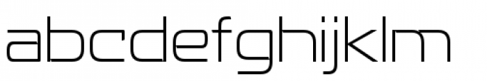 Recharge Extra Light Font LOWERCASE