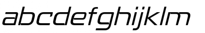 Recharge Light Italic Font LOWERCASE