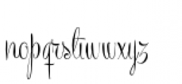 Recorda Script Font LOWERCASE